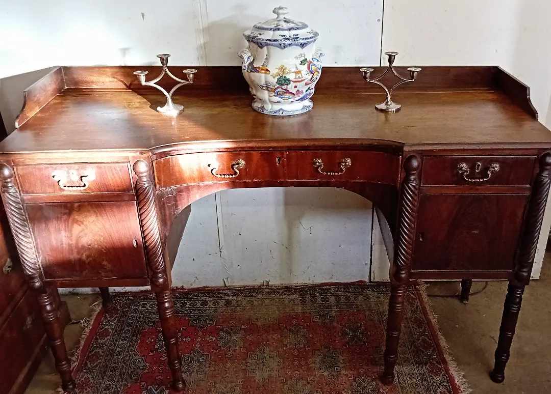 Reggie Regency Irish Mahogany Sideboard Circa 1811 - Image 3