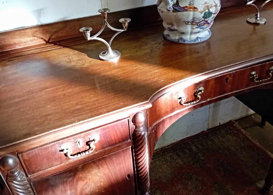 Reggie Regency Irish Mahogany Sideboard Circa 1811 - Image 4
