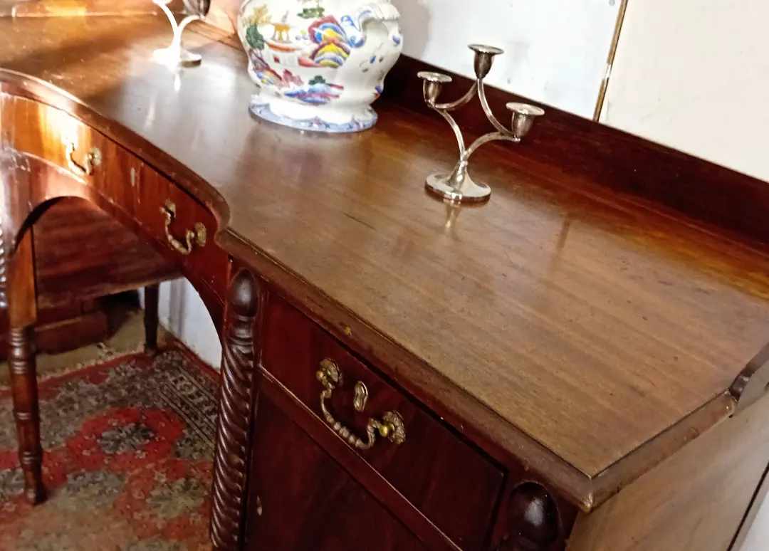 Reggie Regency Irish Mahogany Sideboard Circa 1811 - Image 5
