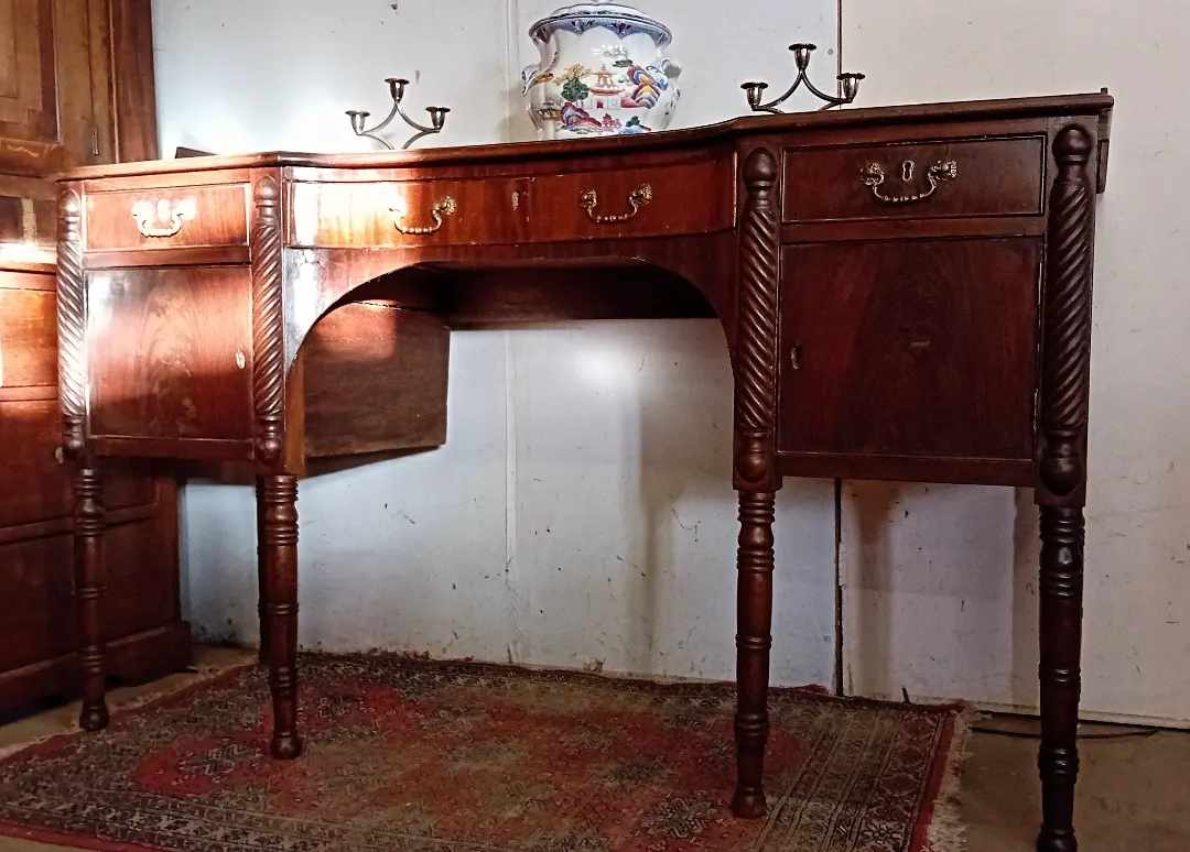 Reggie Regency Irish Mahogany Sideboard Circa 1811 - Image 10